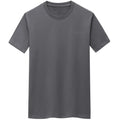 Men's Cotton Casual O-Neck Short Sleeve T-shirt Gray