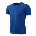 Men's Gym Jerseys Fitness Trainer Running T-shirt Blue