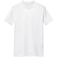 Men's Cotton Casual O-Neck Short Sleeve T-shirt White